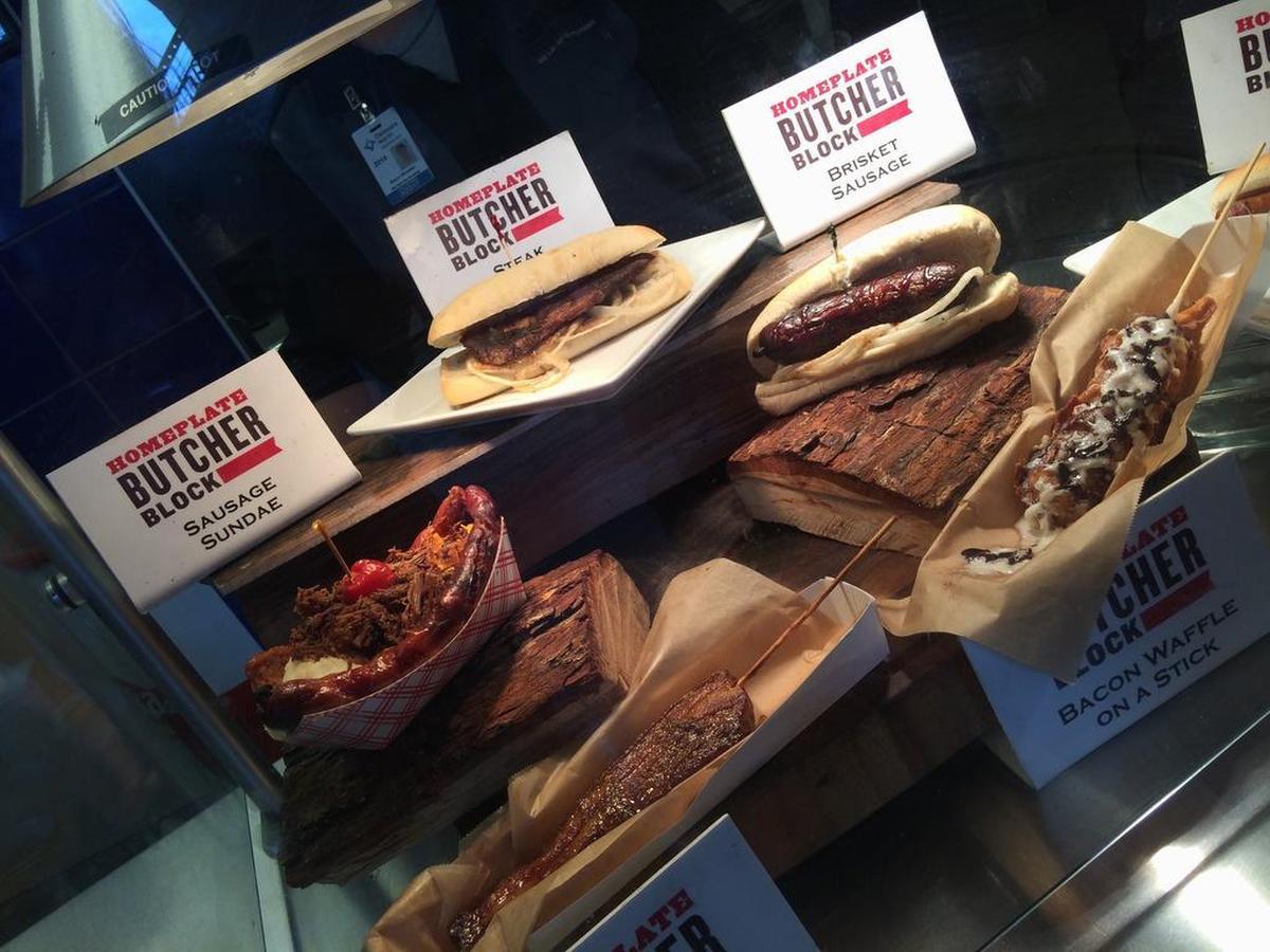Globe Life Park offers lots of brisket options at the Homeplate Butcher Block.
