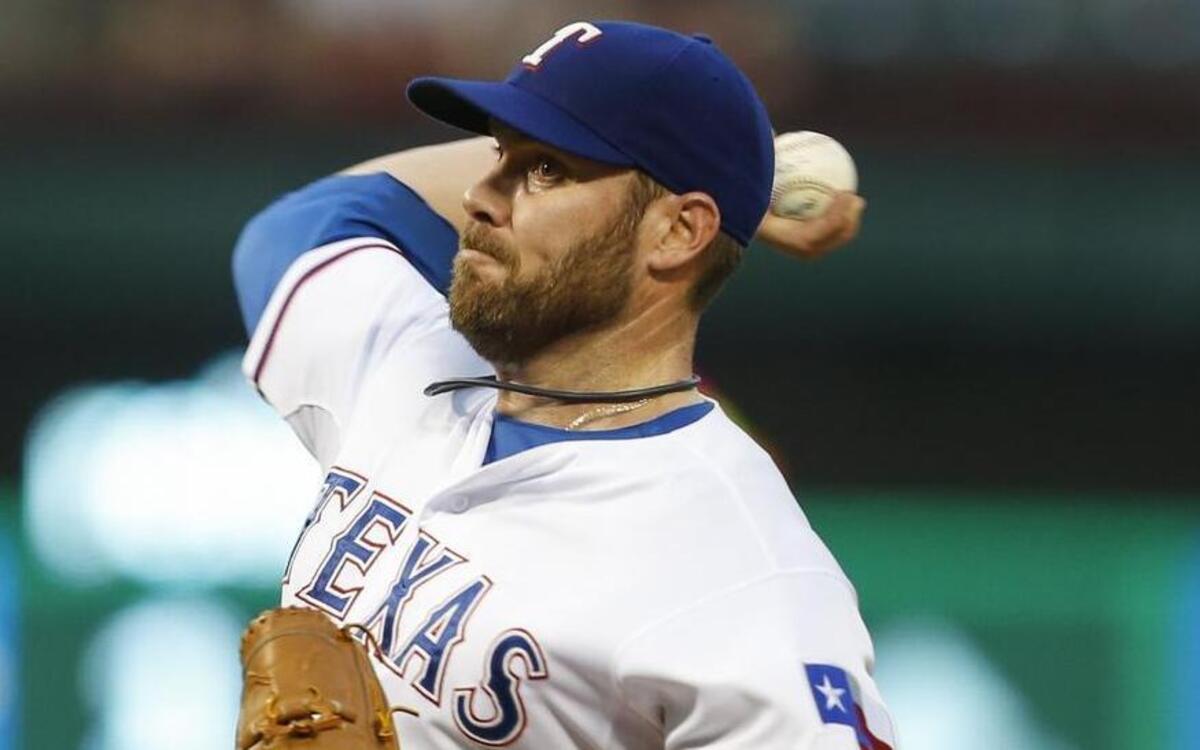 
Rangers starter Colby Lewis allowed six runs on 10 hits in 4 
2/3
 innings Monday night. 


