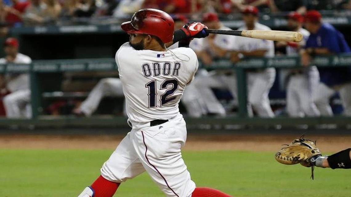 Rangers second baseman Rougned Odor has slugged 26 homers this season, including two Saturday night, but manager Jeff Banister would like to see a bit more consistency.