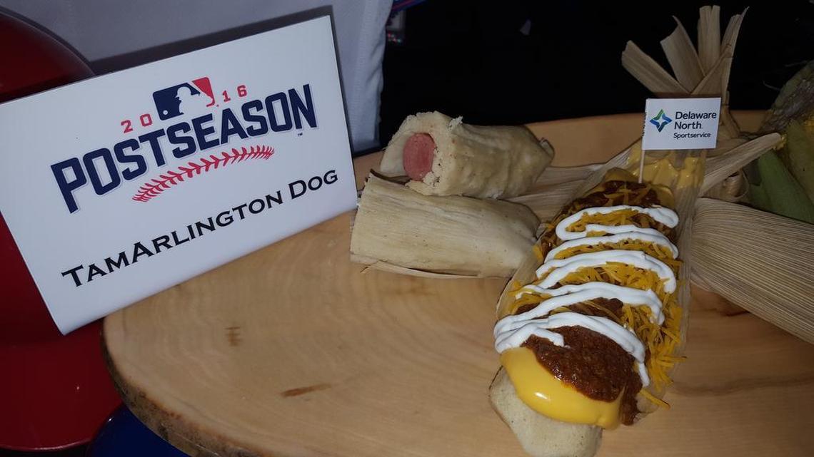 The TAMArlington dog combines the chili cheese dog with the frito pie. It looks like a winner.