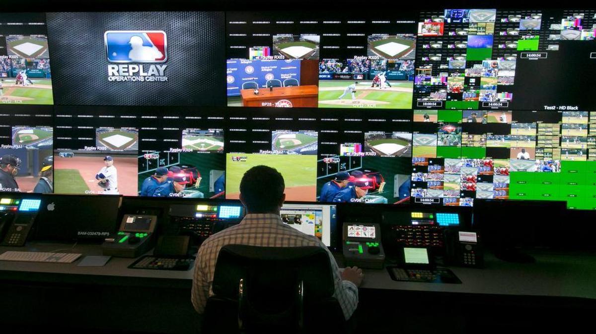 
Reviews from Major League Baseball’s Replay Operations Center, in New York can last more than four minutes. 
