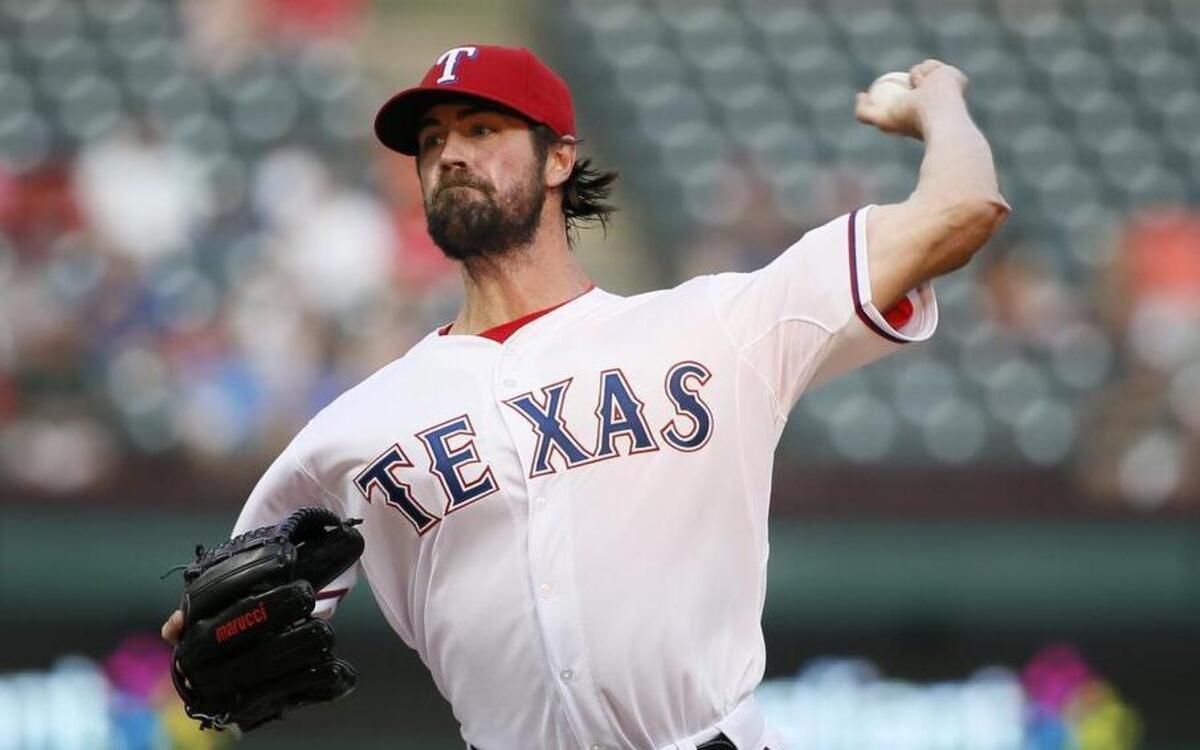 
Rangers pitcher Cole Hamels has a career postseason ERA of 3.09, but he hasn’t been in a pennant race since 2011.


