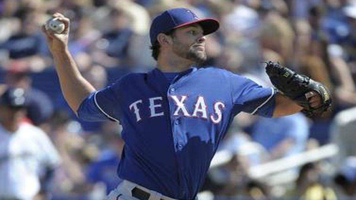 
Rangers starting pitcher Nick Martinez, pictured earlier this spring, gave up seven runs (six earned) on eight hits in an 8-7 loss to the Diamondbacks on Tuesday.
