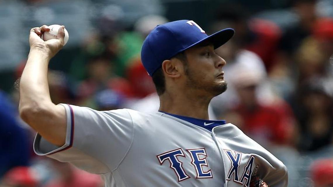Yu Darvish was at his best Thursday, tossing seven scoreless innings and striking out 10.