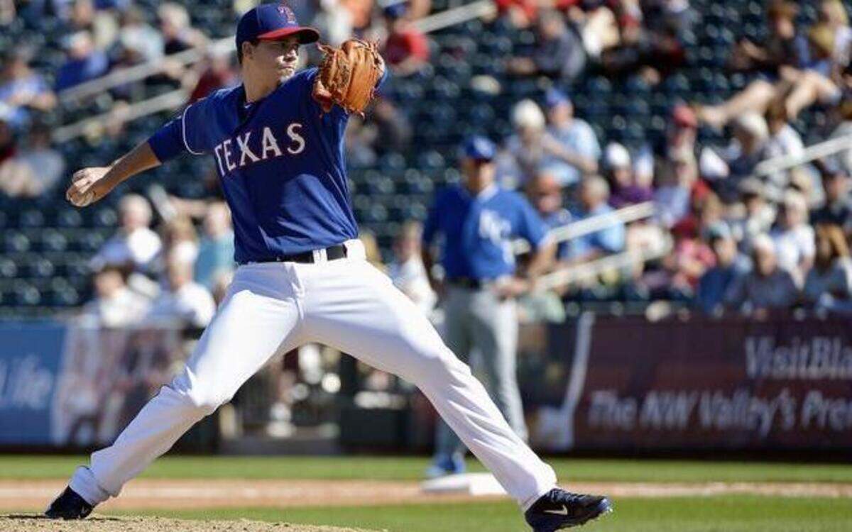 
Alex “Chi Chi” Gonzalez pitched three scoreless innings against Oakland on Monday. The 23-year-old has only pitched 180 
2/3
 innings in two minor league seasons. 


