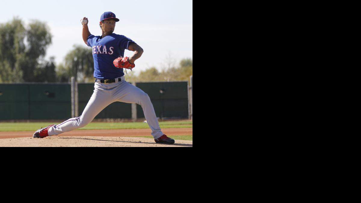 
Rangers ace Yu Darvish pitched his first live batting practice session Wednesday morning. Darvish threw 30 pitches and looked sharp.
