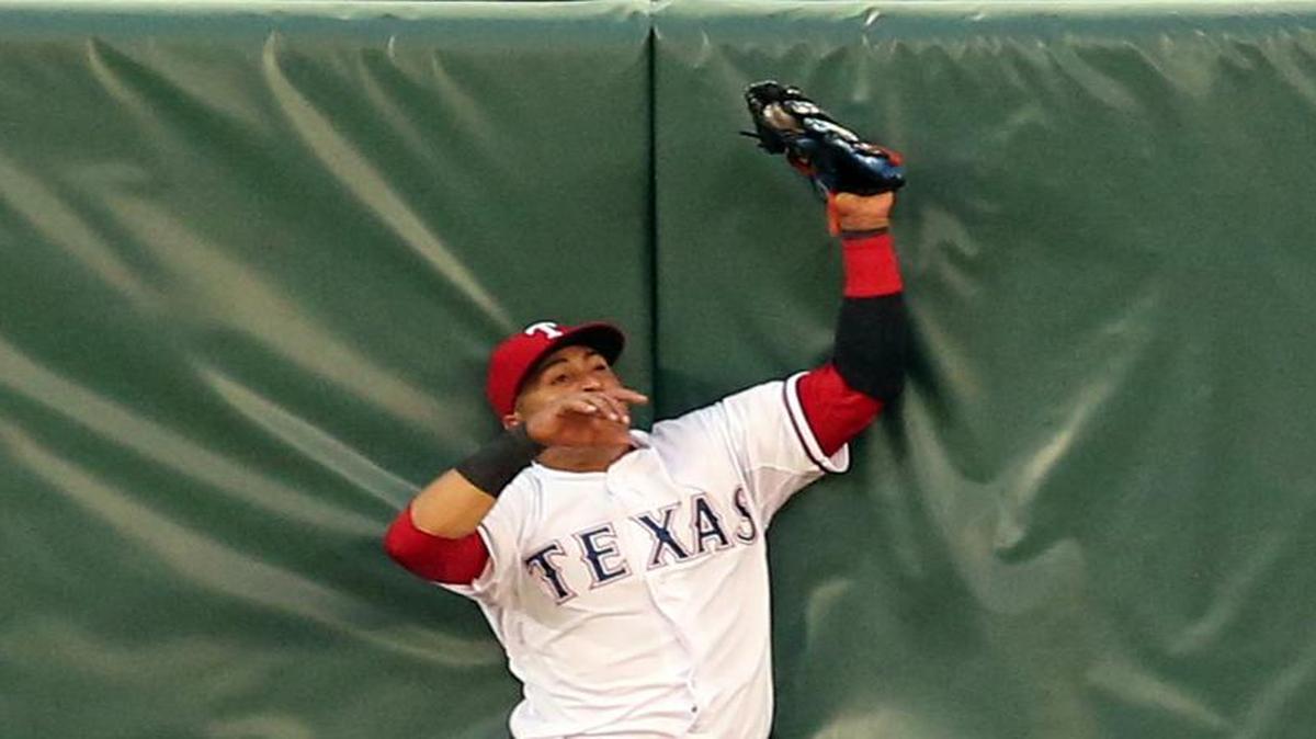
Leonys Martin is the Rangers’ best defensive outfielder, and his glove will help ensure that he gets playing time.
