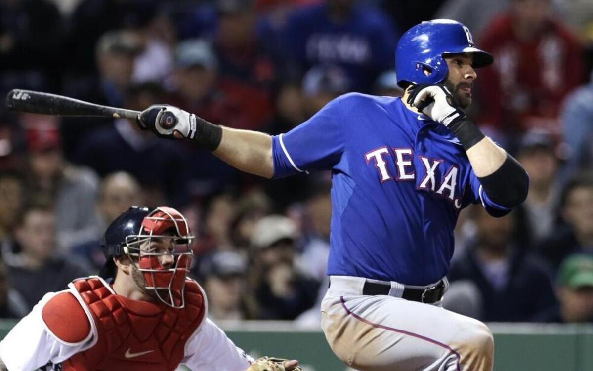 
Mitch Moreland is batting .312 thanks in part to playing the field regularly at the suggestion of Prince Fielder.


