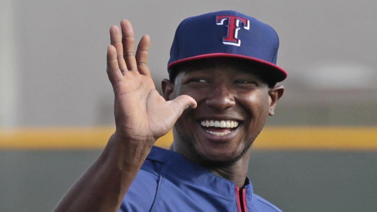 Jurickson Profar, seen here during spring training 2014, has drawn trade interest from other clubs while he recovers from shoulder surgery.