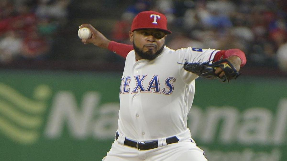 Jeremy Jeffress has made three scoreless appearances, including two innings Monday night in the Rangers’ 6-1 win over the Astros in Houston.