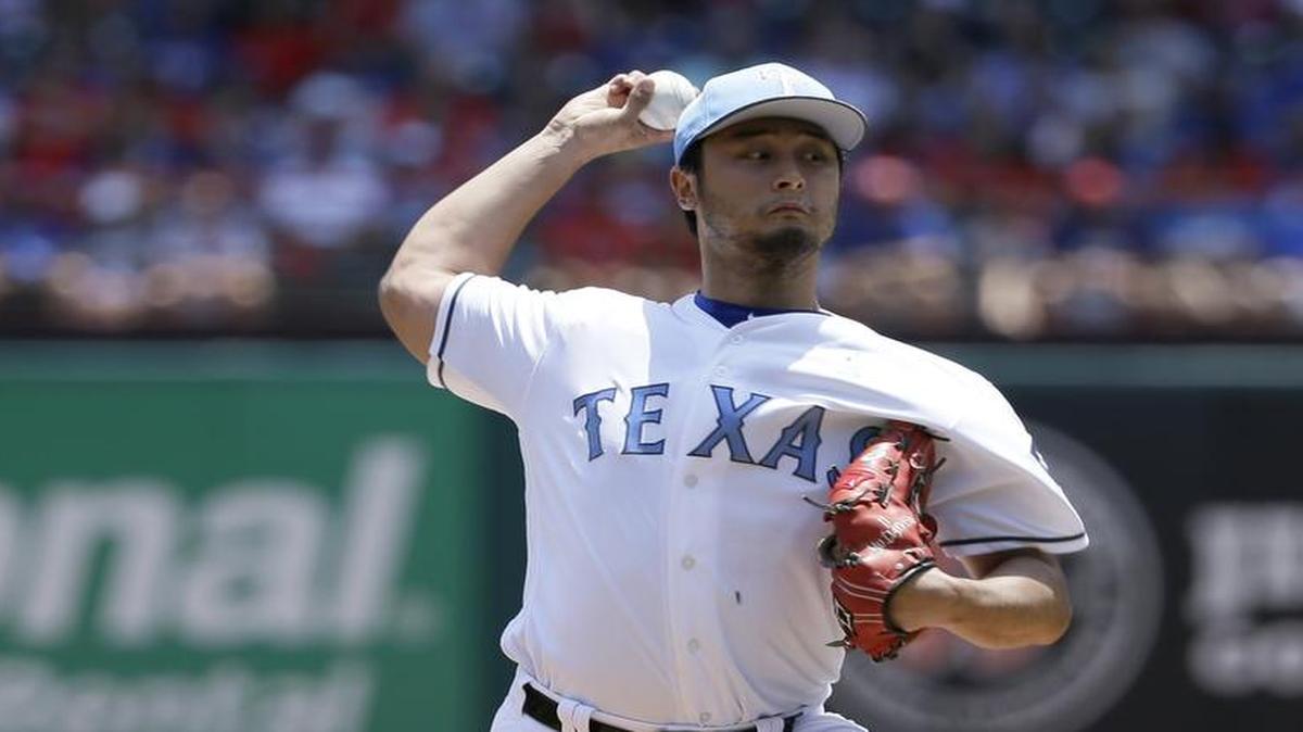 Yu Darvish threw 24 pitches over his final two innings Sunday but 75 in his first three.