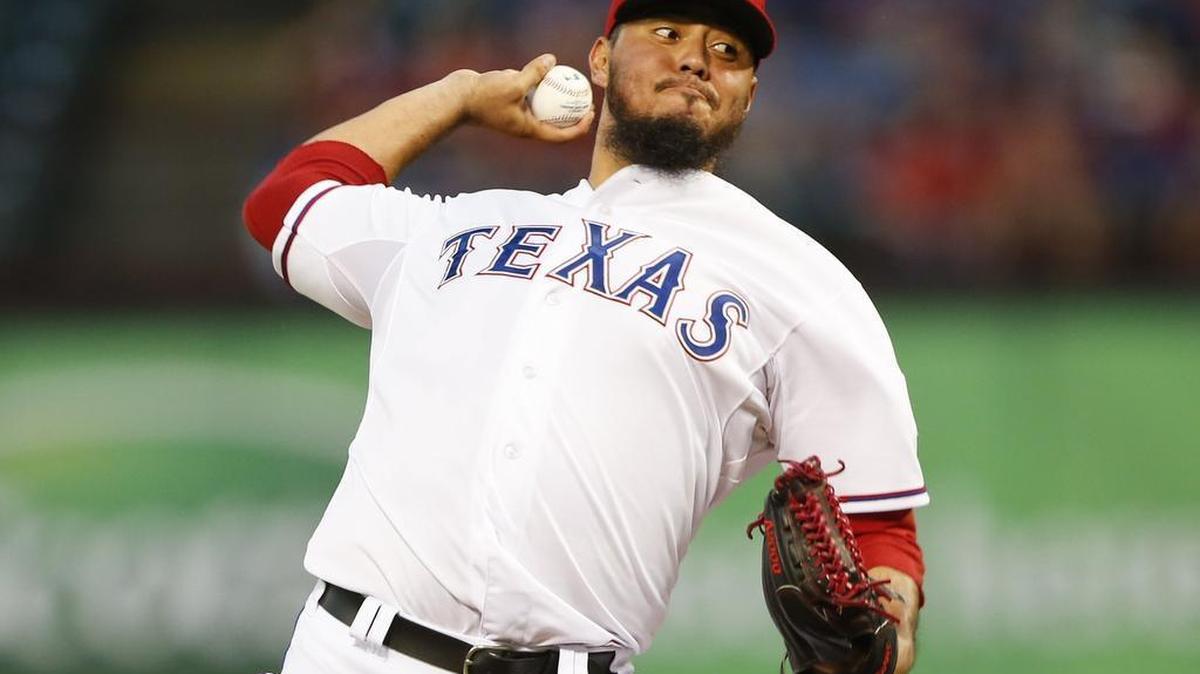 
Rangers right-hander Yovani Gallardo silenced the Blue Jays’ powerful lineup in two starts this season, tossing 13
2/3
 scoreless innings.


