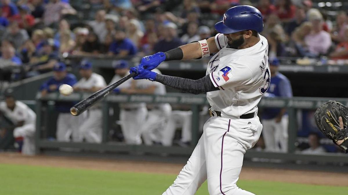 Nomar Mazara entered Friday with a team-high 96 RBI, four shy of the only goal he set for himself this season.