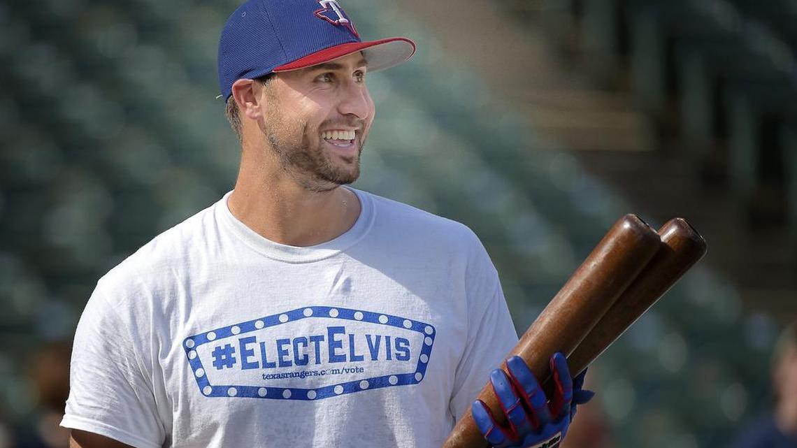 Joey Gallo, above, and Michael Young will headline a Dec. 19 event hosted by the Texas Rangers Baseball Foundation.