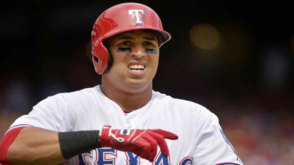 
Rangers center fielder Leonys Martin was back in the lineup Saturday night after last starting on Monday.
