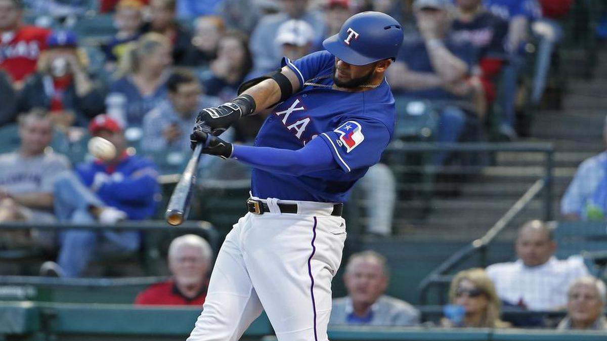 Nomar Mazara was riding an 0-for-10 skid and batting only .231 entering Tuesday.