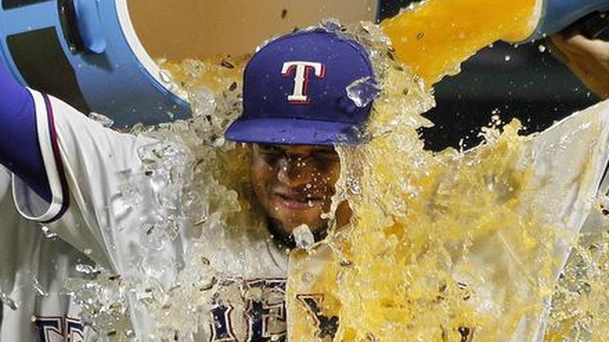Carlos Gomez will be back for more Powerade baths in 2017 but could be a free agent again next off-season.