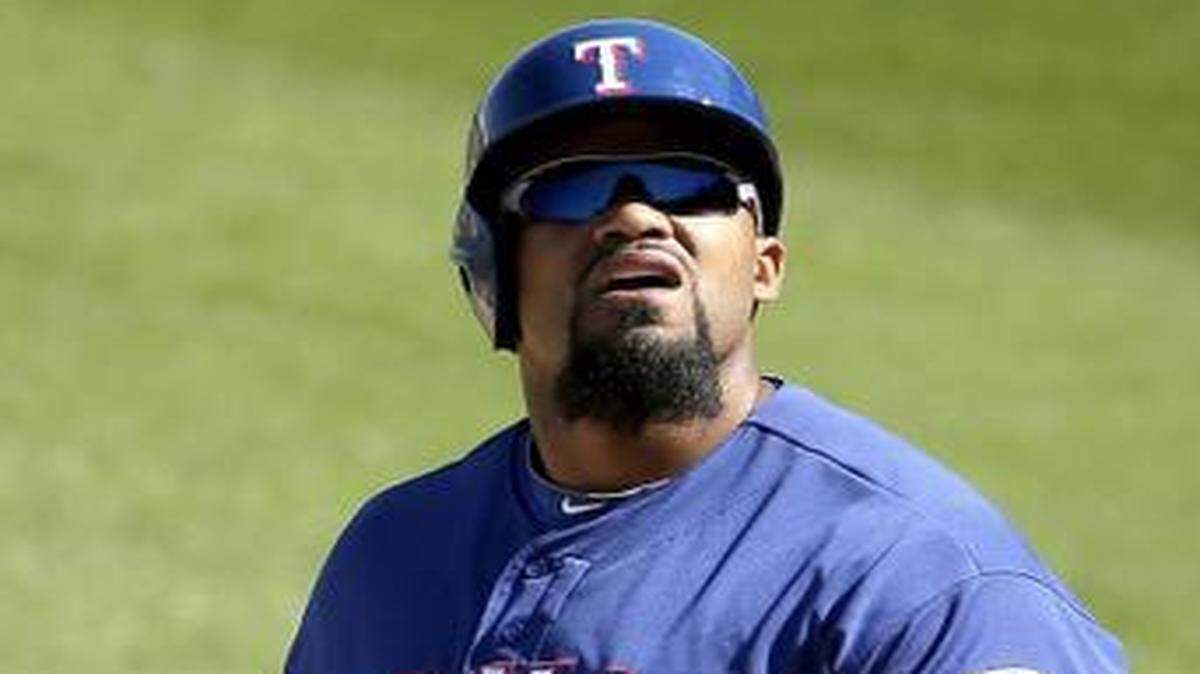 
Prince Fielder cashed in on the basepaths Thursday by advancing on two wild pitches.
