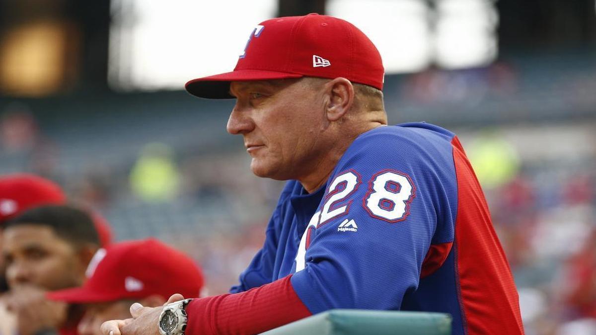 Manager Jeff Banister was back with the Rangers on Monday after a two-day leave to visit his mother near Houston.