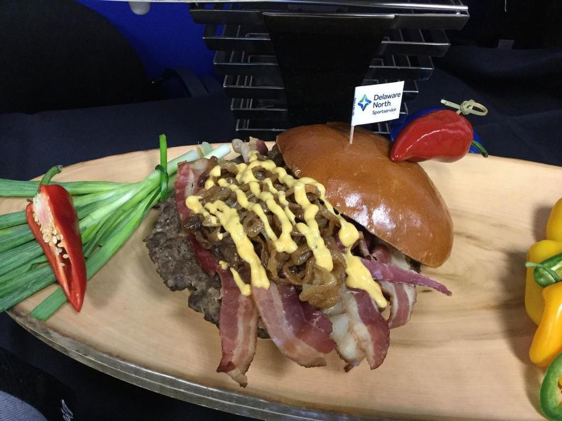 Two pounds of beef and bacon topped with a ghost pepper sauce this cousin of the Beltre Buster will fill you up, along with five of your closest friends.