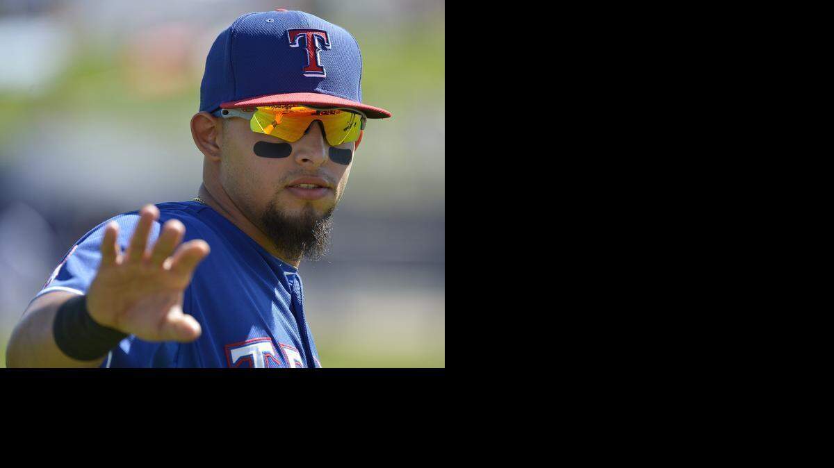 
Rangers second baseman Rougned Odor was 3 for 3 with a double in a 5-4 win against the Brewers on Saturday at Maryvale Baseball Park in Phoenix.
