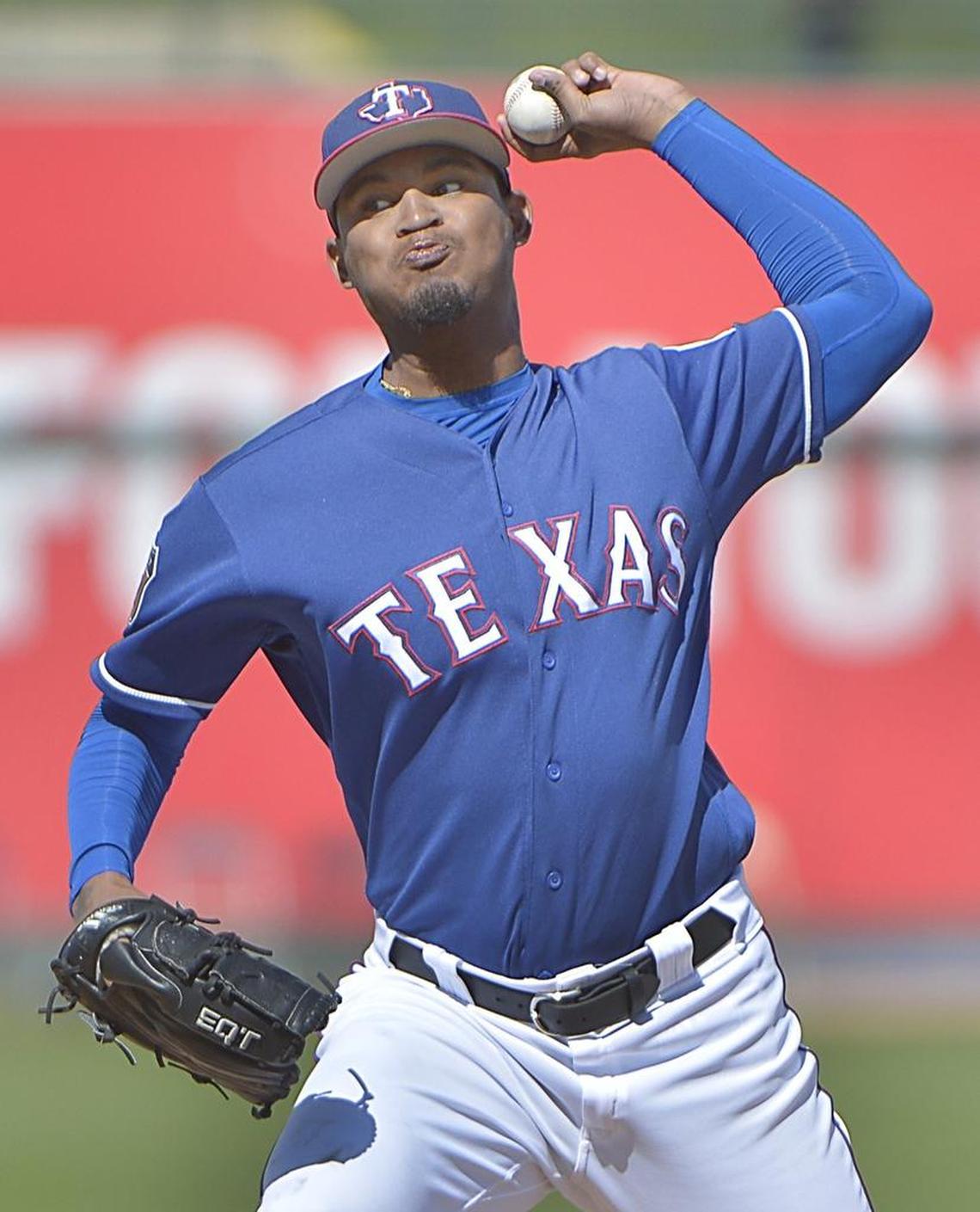 Rangers' left-hander Yohander Mendez was sent back to Triple-A Round Rock after violating team rules, according to general manager Jon Daniels.