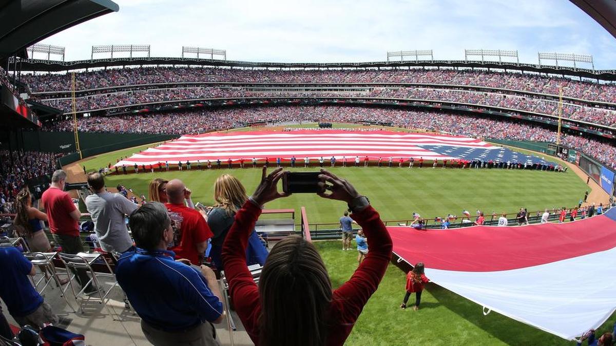 The Rangers’ Opening Day game against the Indians on April 3 at Globe Life Park is about sold out. Only scattered singles, obstructed view seats and standing room only tickets remain.