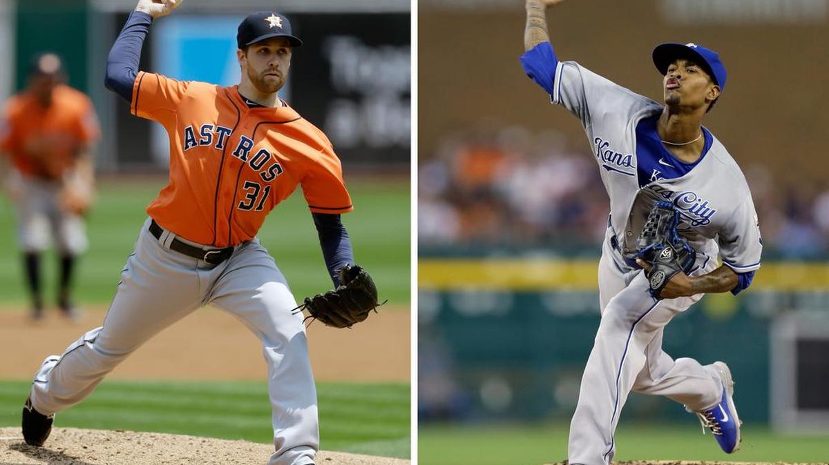 
Collin McHugh, left, and Yordano Ventura are the Game 1 ALDS starters. 
