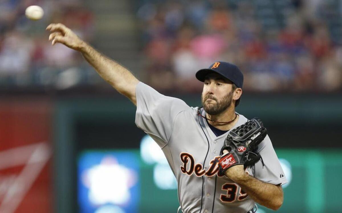 
Tigers starting pitcher Justin Verlander held the Rangers to one run (a solo homer from Prince Fielder) in six innings of work as Detroit won the series opener 7-4.
