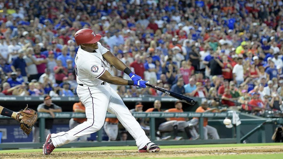 Rangers third baseman Adrian Beltre collects hit No. 2,999 in the fourth inning Saturday night with a crisp single through the left side. Beltre is 1 for 3 with two groundouts to shortstop in the first and sixth innings. He needs one more hit to become the 31st player to reach the 3,000-hit milestone.