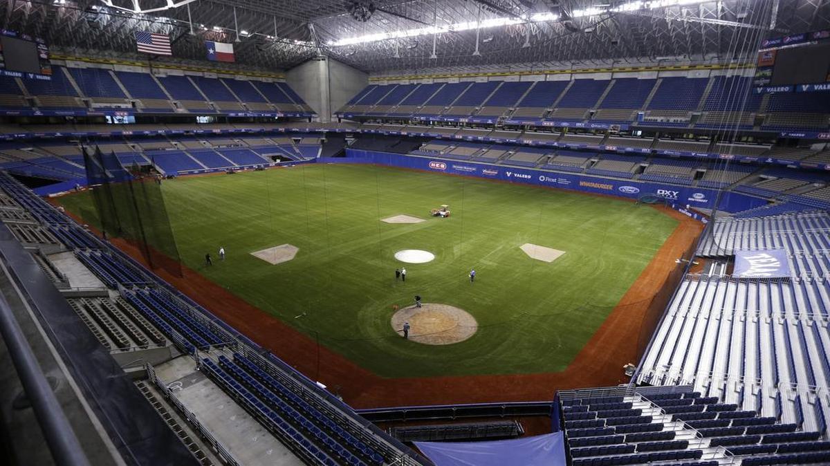 The Alamodome in San Antonio has hosted the H-E-B Big League weekend with the Texas Rangers the past four years.