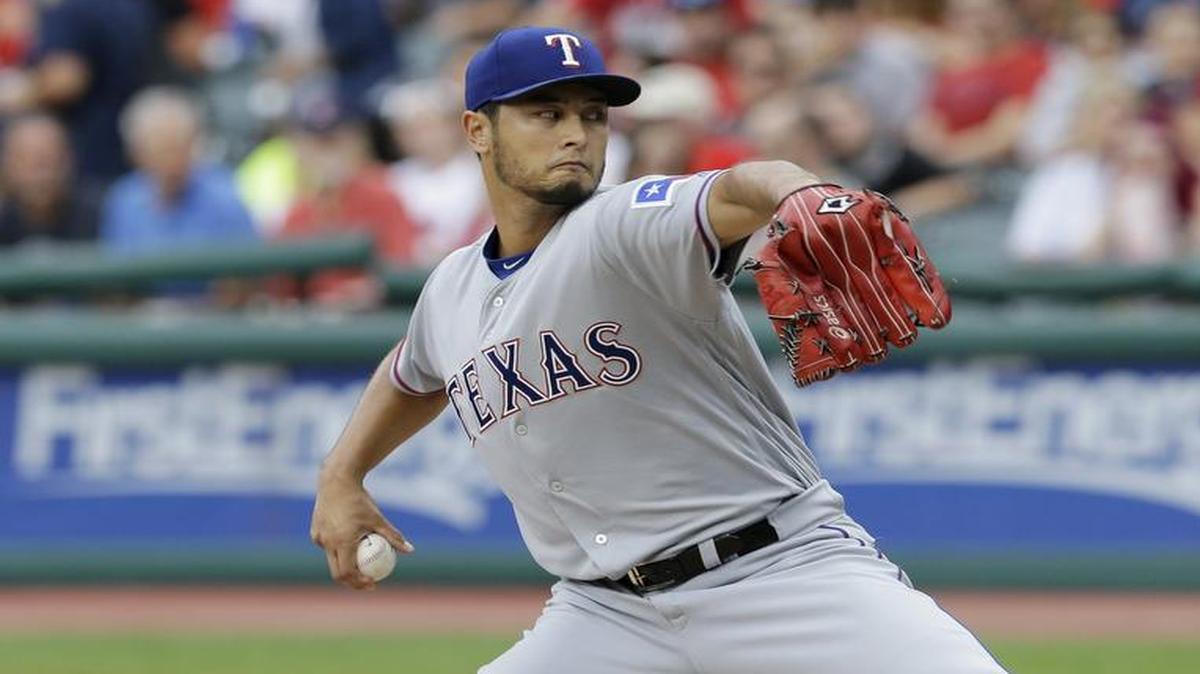 Yu Darvish struggled in the first and third innings Monday, but still managed to allow only two earned runs.