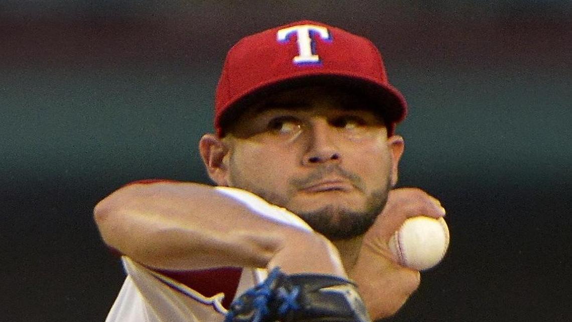 Martin Perez said that he followed Derek Holland’s lead while breaking into the majors. On Saturday, Perez hopes to have a lead over Holland.