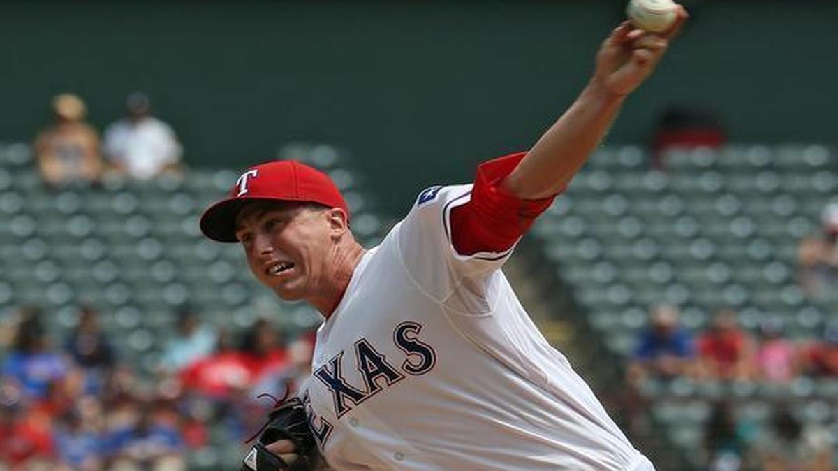 
Derek Holland struck out 11 batters Sunday during his eighth career shutout.
