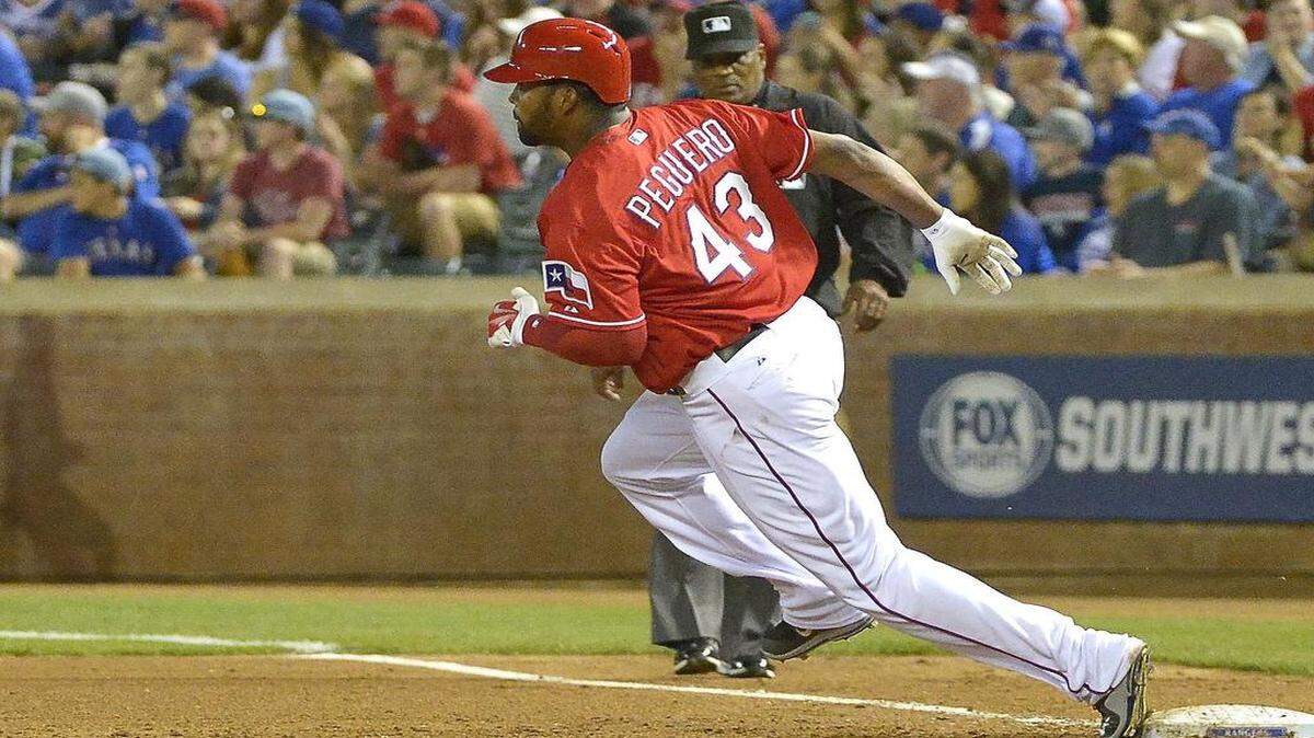
Rangers outfielder Carlos Peguero is hitting .385 since being called up from Triple A Round Rock. He’ll return to Seattle this weekend to play the Mariners, the team that signed him as an 18-year-old free agent in 2005.
