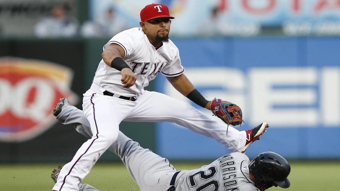 
Rangers second baseman Rougned Odor has missed the past five games with an injured right middle fingernail but was in the lineup for the series opener Monday in San Diego.
