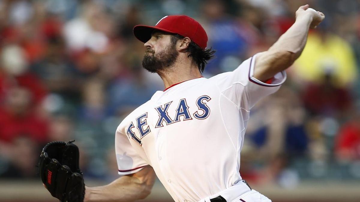 
Rangers starting pitcher Cole Hamels struck out 10 batters and held the Orioles to one run on two hits over eight innings Friday as Texas beat Baltimore 4-1.
