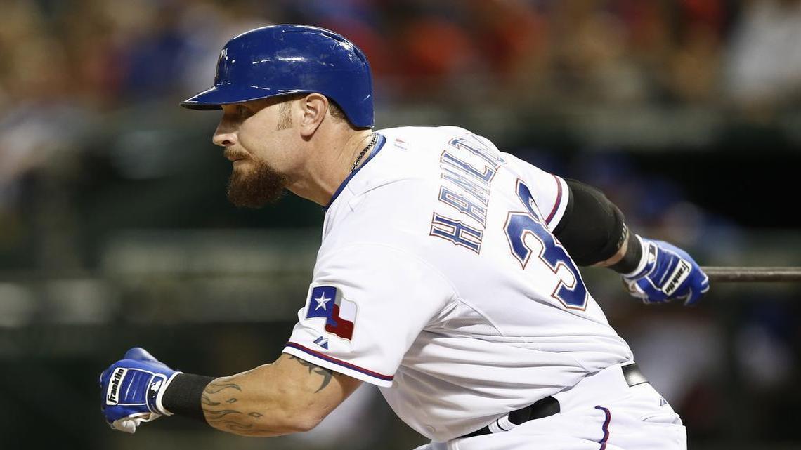 Josh Hamilton has been cleared to resume baseball activities after midseason knee surgery.