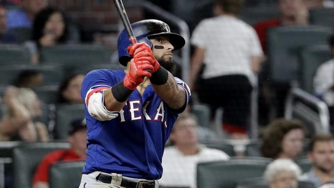 Rougned Odor was zeroed in Monday while knuckleballer R.A. Dickey was pitching and after he departed. Odor homered off Matt Wisler shortly after Dickey departed.
