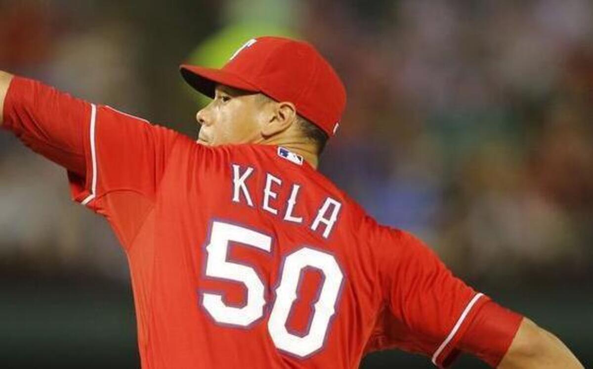 
Keone Kela has been slowed by a sore elbow the past month but will be on the Rangers’ roster for the division series, Jon Daniels said.
