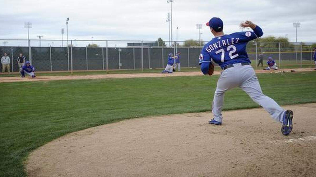 Alex “Chi Chi” Gonzalez has focused this spring on working the bottom of the strike zone and pitching to contact.
