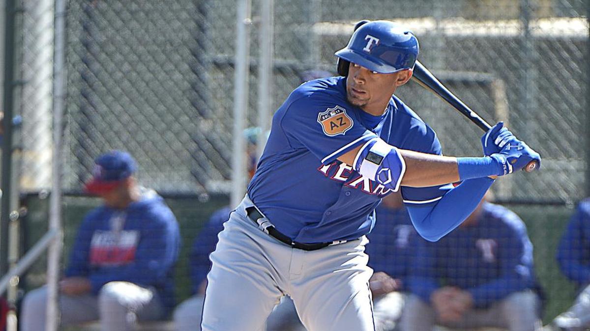 Rangers minor league first baseman Ronald Guzman was reassigned to minor league camp after enjoying his first major league spring training this March.