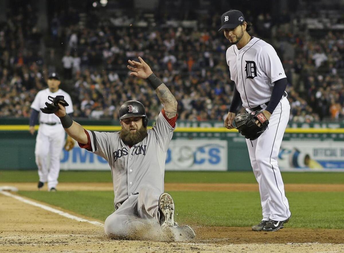 Mike Napoli had a Hall of Fame level beard back in 2013 with the Boston Red Sox. In 2016 with the Cleveland Indians, he has gone with a more traditional-looking beard.