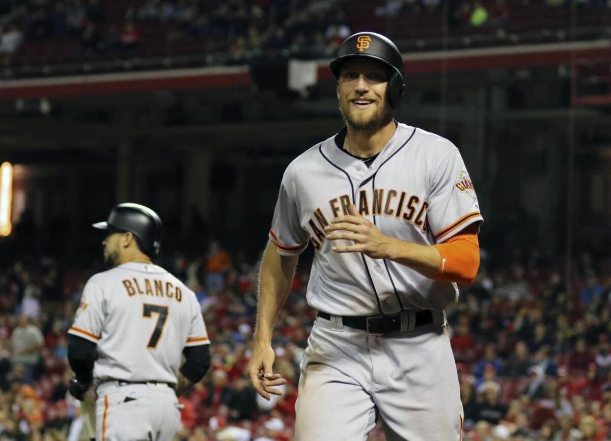 Former Arlington High and UT Arlington star Hunter Pence has kept some level of facial hair with the Giants. When the Giants are doing well and in the playoffs, Pence’s beard takes on a life of its own. Perhaps it’s his emotive eyes that give his beard a jolt of electricity.