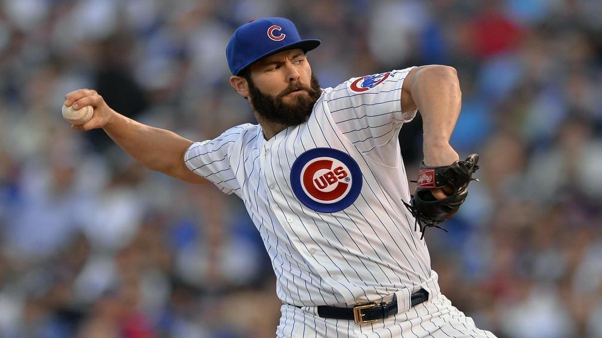 
TCU ex Jake Arrieta will start Game 2 for the Chicago Cubs. 
