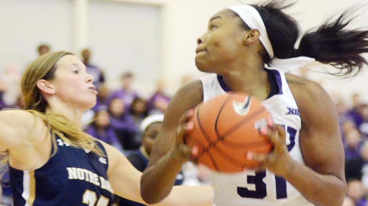 Top-ranked and undefeated Notre Dame hosts the unbeaten TCU women in a college basketball game at noon Saturday. The two teams played in Fort Worth last season with the Irish winning 88-72.