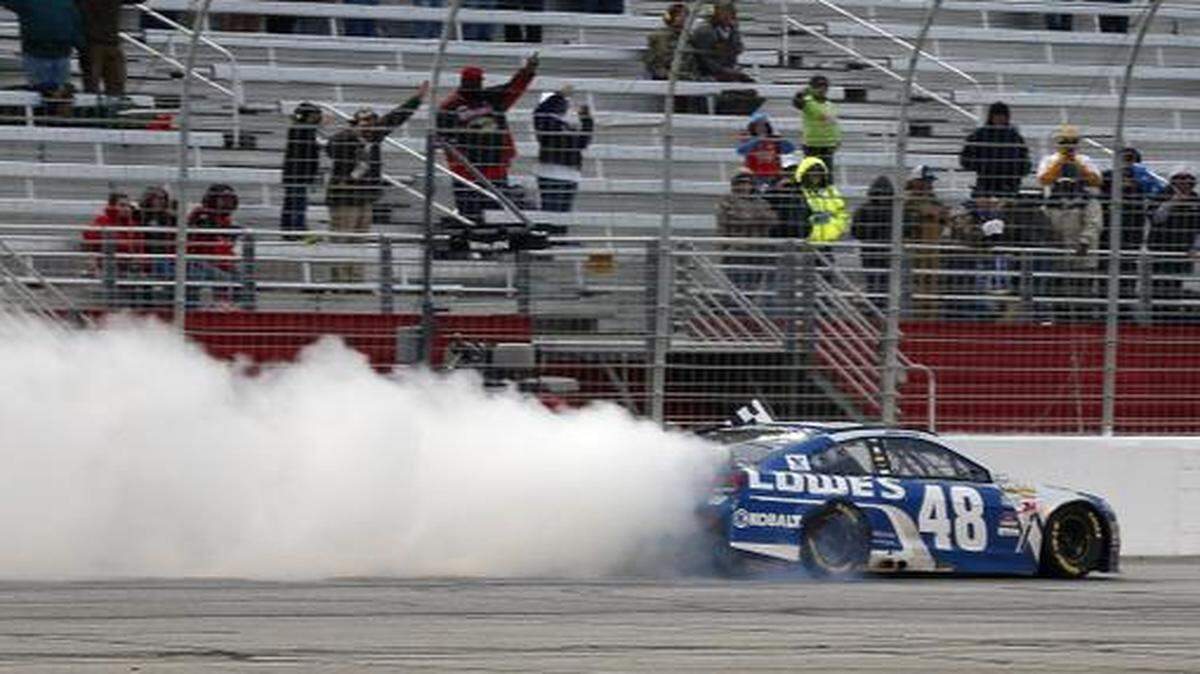 
Jimmie Johnson secured a spot in the Chase with Sunday’s victory at Atlanta.
