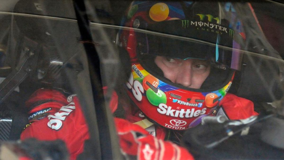 
Kyle Busch has had little to complain about in recent weeks, but he’s been known to let his feelings be known over his in-car radio.
