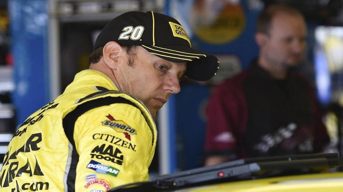 Matt Kenseth will miss today’s race because NASCAR suspended him two races for wrecking Joey Logano.