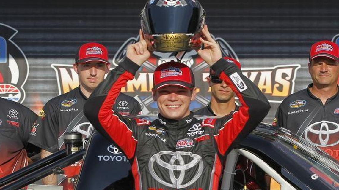 Erik Jones, who won the Xfinity Series race at TMS in June, is among the rising stars in racing.